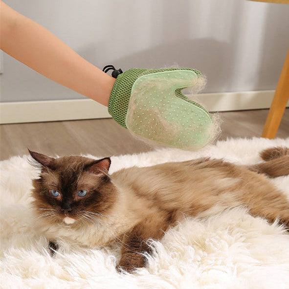 Comb 2-In-1 Floating Hair Removal Pet Gloves Pet Supplies Dog Cat Hair Remove