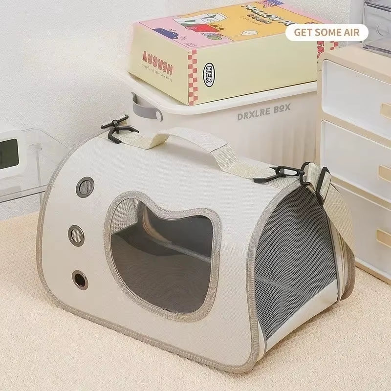 Lightweight Portable Foldable Breathable Pet Carrier Bag for Small Dogs Cats and Kittens Ideal for Outdoor Travel